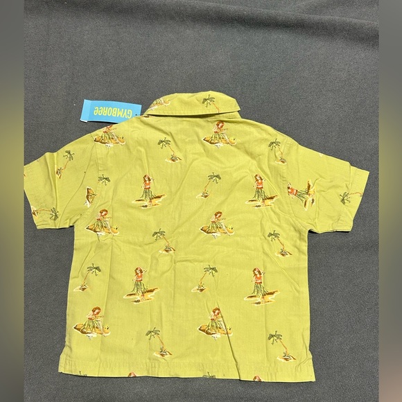 BNWT Gymboree Hawaii button up blouse shirt (size 2t) - Picture 2 of 3
